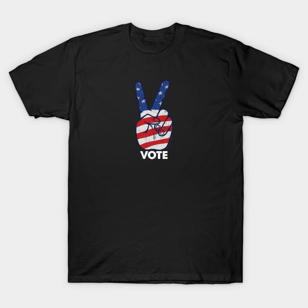 VOTE AMERICA T-Shirt by Jitterfly